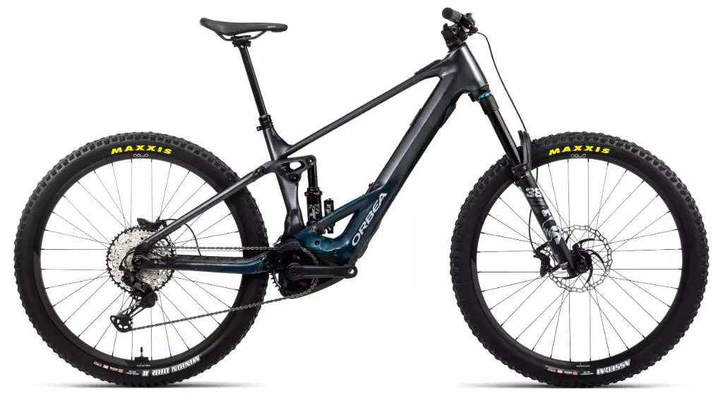 Orbea Wild H10 2024 XT M8120 Brakes Kiox Display Lezyne Lights Basalt Grey/Dark Teal Gloss