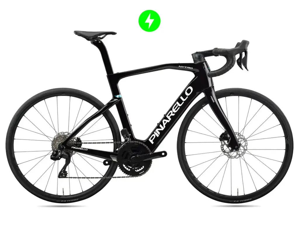 Pinarello Nytro E5 Road 105 Di2 12v Racing 800 Wheels D300 Brilliant Black
