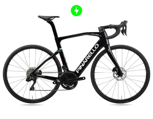 [PNYE5105DI2R800-D300-53-AL] Pinarello Nytro E5 Road 105 Di2 12v Racing 800 Wheels D300 Brilliant Black